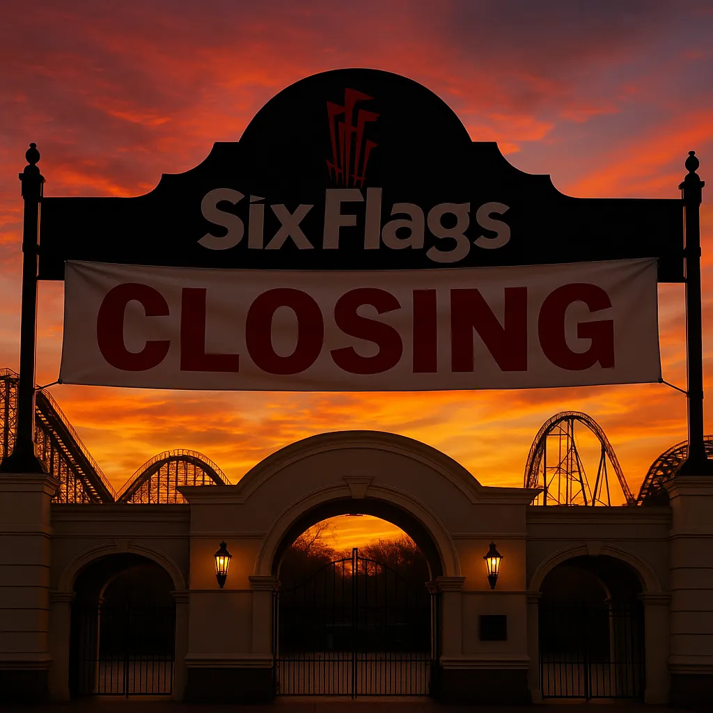 Here’s Why Six Flags America Is Closing After 25 Years